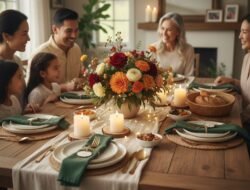 Ide Dekorasi Meja Makan untuk Acara Jamuan Keluarga agar Terasa Lebih Hangat dan Sangat Berkesan