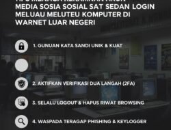 Tips Menjaga Keamanan Akun Media Sosial Saat Sedang Login Melalui Komputer di Warnet Luar Negeri