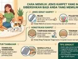 Cara Memilih Jenis Karpet Yang Mudah Dibersihkan Bagi Anda Yang Memiliki Hewan